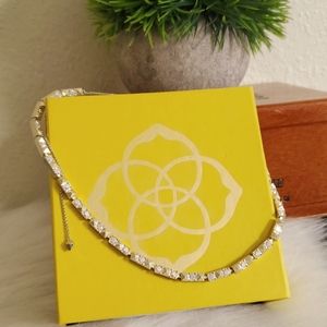 Kendra Scott Adjustable Necklace with Iridescent Stones